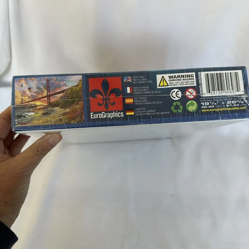 Eurographics Sunset at Baker Beach 1000 Piece Jigsaw Puzzle By Dominic Davison